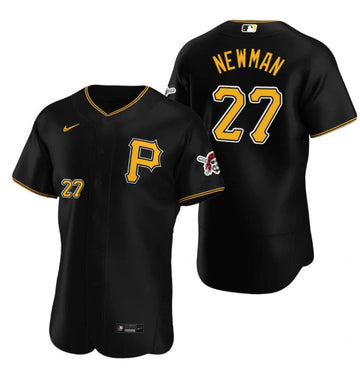 Kevin Newman Pittsburgh Pirates black jersey
