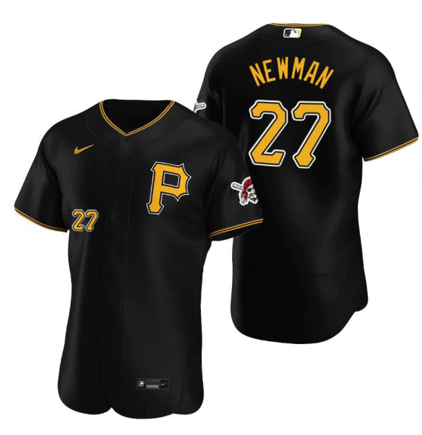Kevin Newman Pittsburgh Pirates black jersey