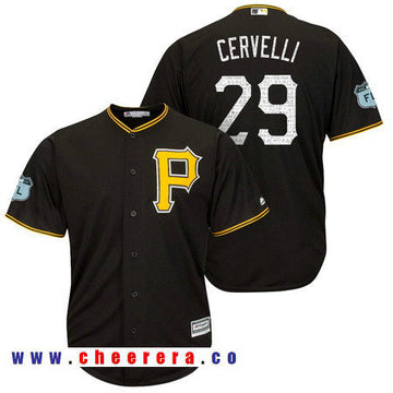 Francisco Cervelli Pittsburgh Pirates black jersey
