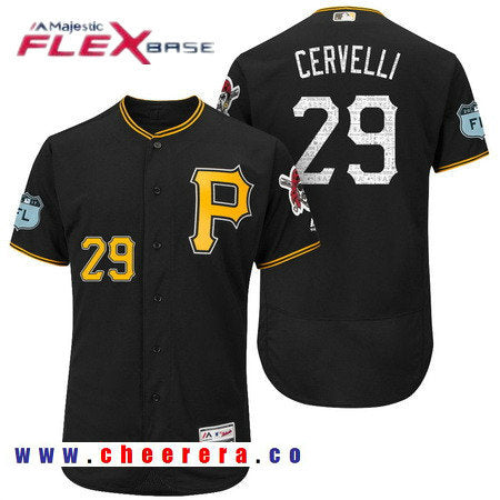 Francisco Cervelli Pittsburgh Pirates black jersey