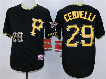 Francisco Cervelli Pittsburgh Pirates black jersey