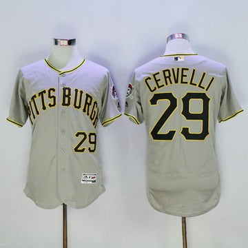 Francisco Cervelli Pittsburgh Pirates gray jersey