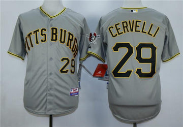Francisco Cervelli Pittsburgh Pirates gray jersey