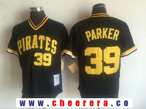 Dave Parker Pittsburgh Pirates black Throwback jersey