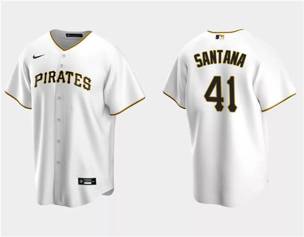 Carlos Santana Pittsburgh Pirates white jersey