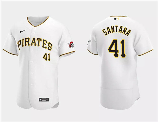 Carlos Santana Pittsburgh Pirates white jersey