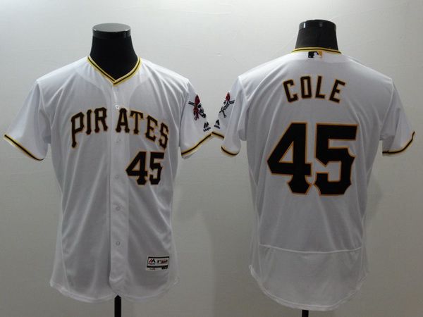 Gerrit Cole Pittsburgh Pirates white jersey