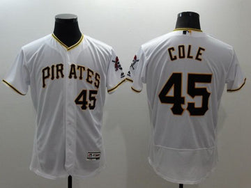 Gerrit Cole Pittsburgh Pirates white jersey
