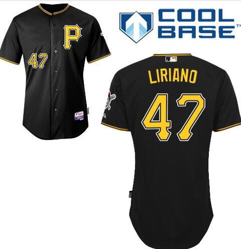 Francisco Liriano Pittsburgh Pirates black jersey