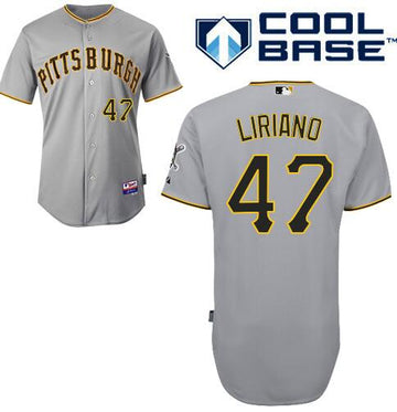 Francisco Liriano Pittsburgh Pirates gray Road jersey