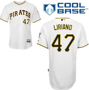 Francisco Liriano Pittsburgh Pirates white Home jersey