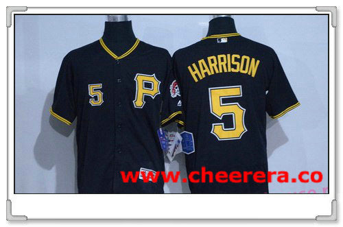 Josh Harrison Pittsburgh Pirates black jersey