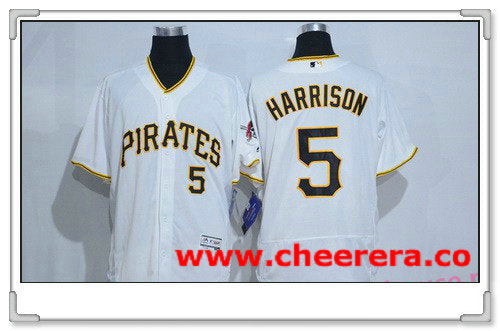 Josh Harrison Pittsburgh Pirates white Home jersey