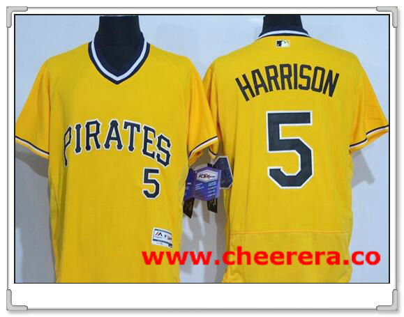 Josh Harrison Pittsburgh Pirates yellow jersey