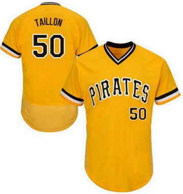 Jameson Taillon Pittsburgh Pirates yellow jersey
