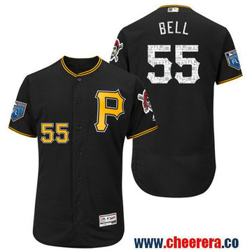 Josh Bell Pittsburgh Pirates black jersey