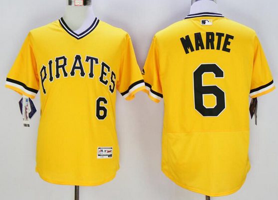 Starling Marte Pittsburgh Pirates yellow jersey