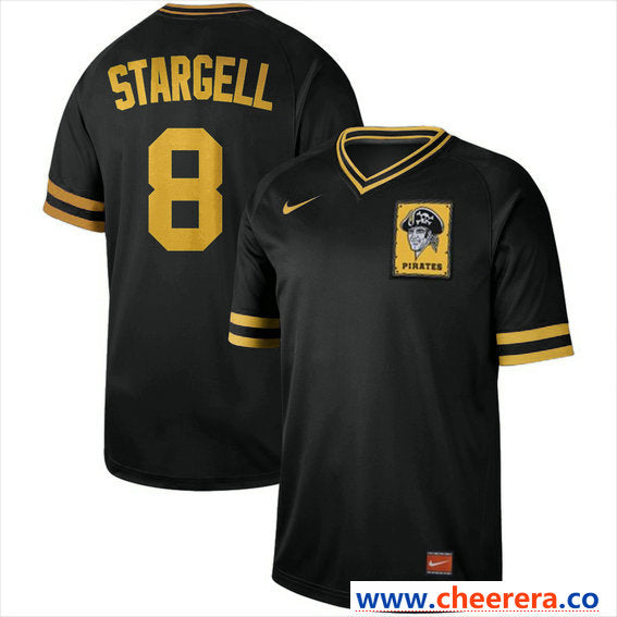 Willie Stargell Pittsburgh Pirates black Legend jersey