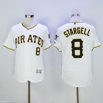 Willie Stargell Pittsburgh Pirates white jersey