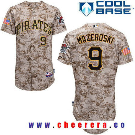 Bill Mazeroski Pittsburgh Pirates camo Alternate jersey
