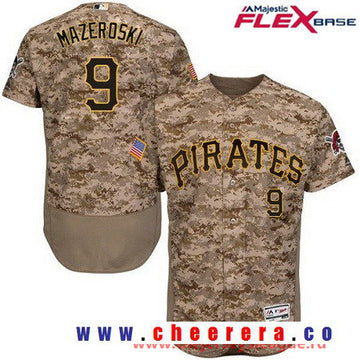 Bill Mazeroski Pittsburgh Pirates camo Alternate jersey