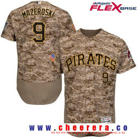 Bill Mazeroski Pittsburgh Pirates camo Alternate jersey