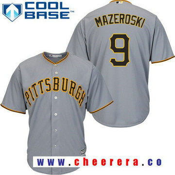 Bill Mazeroski Pittsburgh Pirates gray Road jersey