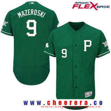 Bill Mazeroski Pittsburgh Pirates green jersey
