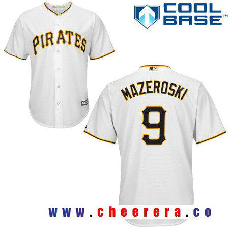 Bill Mazeroski Pittsburgh Pirates white Home jersey