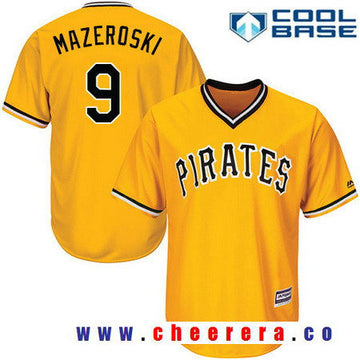 Bill Mazeroski Pittsburgh Pirates yellow jersey