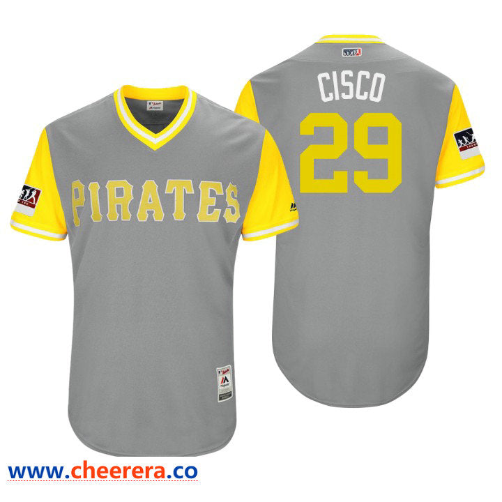 Pittsburgh Pirates gray Authentic jersey