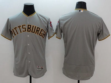 Custom Pittsburgh Pirates gray jersey