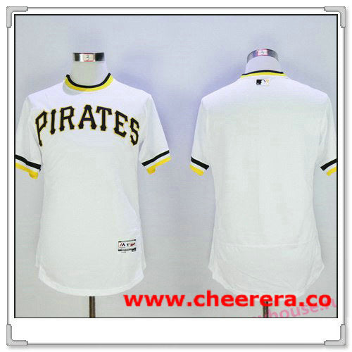 Custom Pittsburgh Pirates white jersey