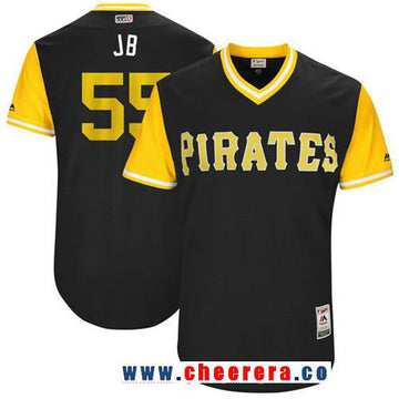 Josh Bell Pittsburgh Pirates black jersey