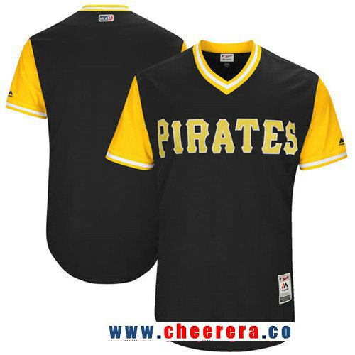 Majestic Pittsburgh Pirates black jersey