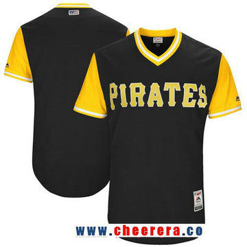 Majestic Pittsburgh Pirates black jersey