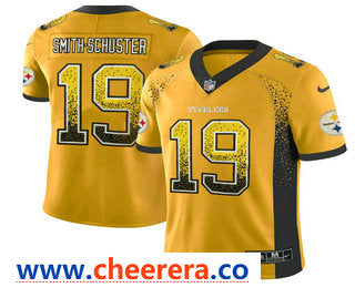 JuJu Smith-Schuster Pittsburgh Steelers gold Color Rush jersey