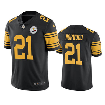 Tre Norwood Pittsburgh Steelers black Color Rush jersey