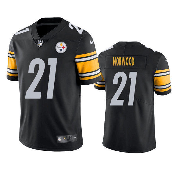 Tre Norwood Pittsburgh Steelers black Vapor jersey