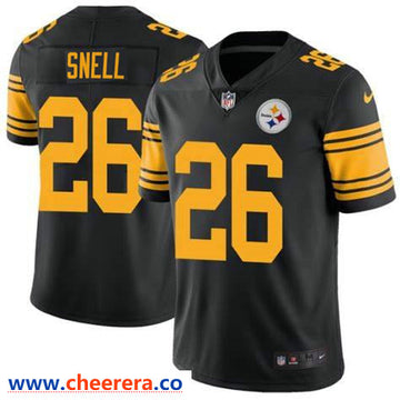 Benny Snell Pittsburgh Steelers black Color Rush jersey