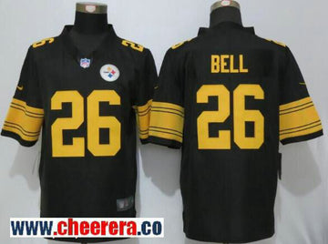 Le'Veon Bell Pittsburgh Steelers black Color Rush jersey