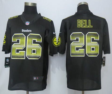LeVeon Bell Pittsburgh Steelers black Fashion jersey