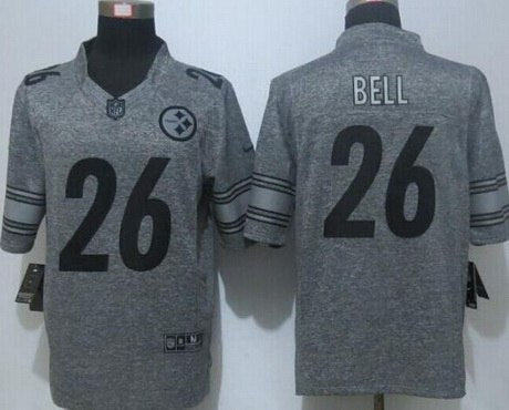 LeVeon Bell Nike Pittsburgh Steelers gray Limited jersey