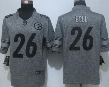 LeVeon Bell Nike Pittsburgh Steelers gray Limited jersey