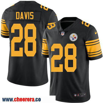 Sean Davis Pittsburgh Steelers black Color Rush jersey