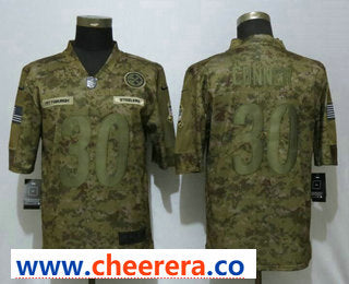 James Conner Pittsburgh Steelers camo Salute To Service jersey