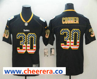 James Conner Pittsburgh Steelers black Color Rush jersey