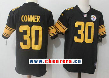 James Conner Pittsburgh Steelers black Color Rush jersey