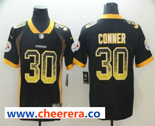 James Conner Pittsburgh Steelers black Color Rush jersey