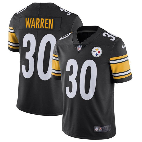 Jaylen Warren Pittsburgh Steelers black Vapor jersey